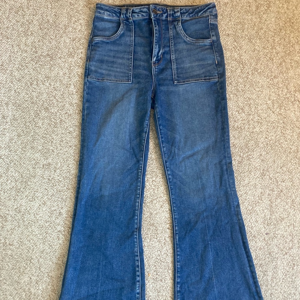 American Eagle High rise flare jeans